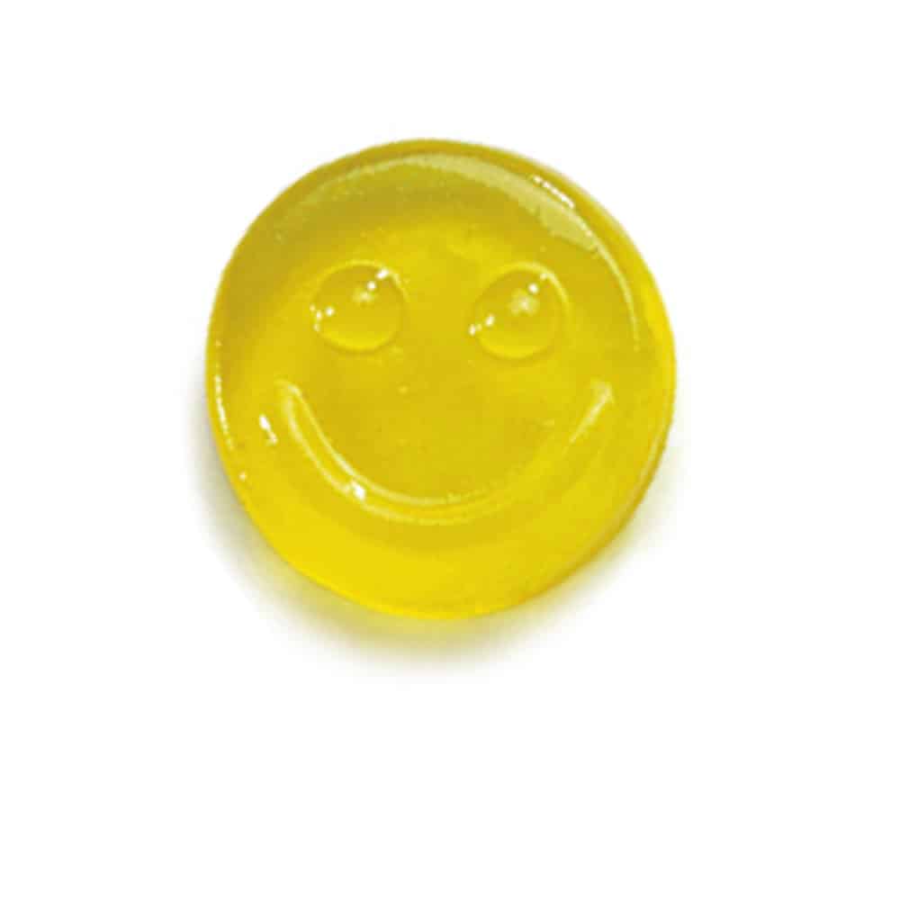 Fruchtgummi Smiley Gesicht Werbeartikel Tütchen mit Druck