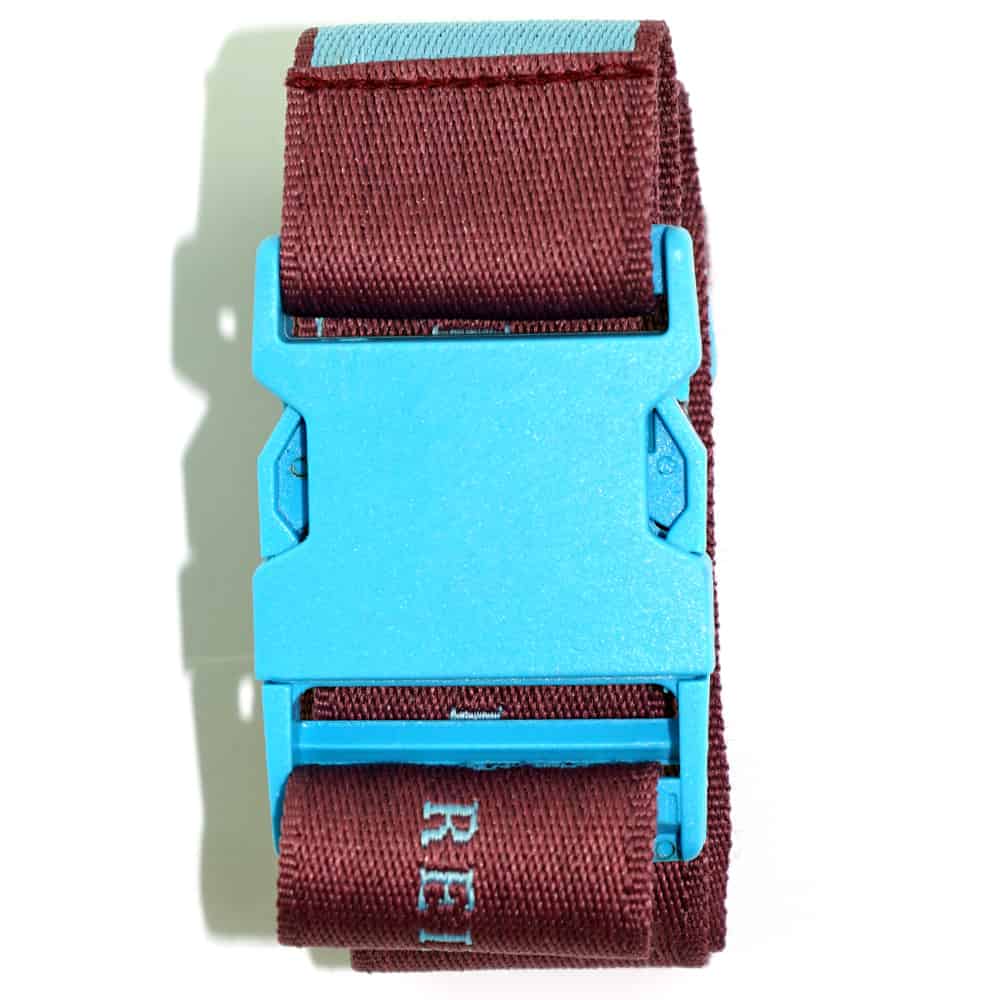 Koffergurte - bag belts - luggage belts - Kofferbänder - Standard PVC Clip farbig - Verschluss - Werbeartikel