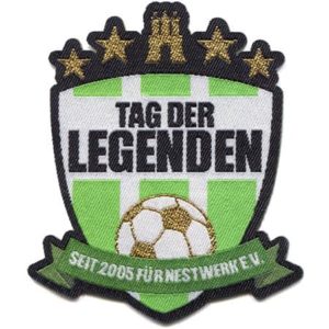 gewebter Aufnäher Legende