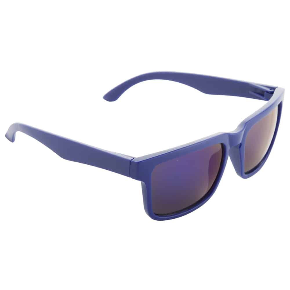 Werbe-Sonnenbrille SunCube, Werbeartikel, bedruckt, farbe blau
