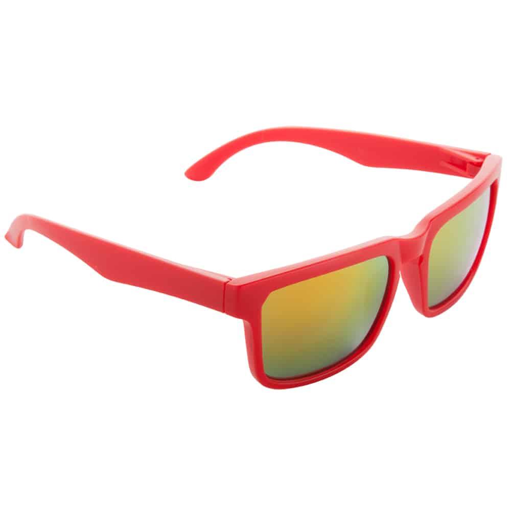 Werbe-Sonnenbrille SunCube, Werbeartikel, bedruckt, farbe rot