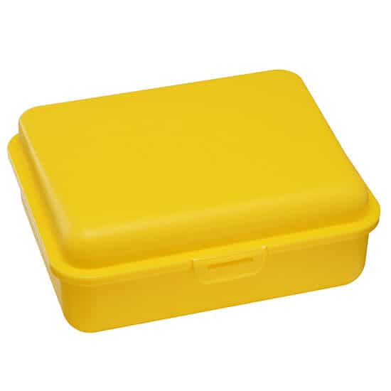 Brotdose bedrucken, gelb