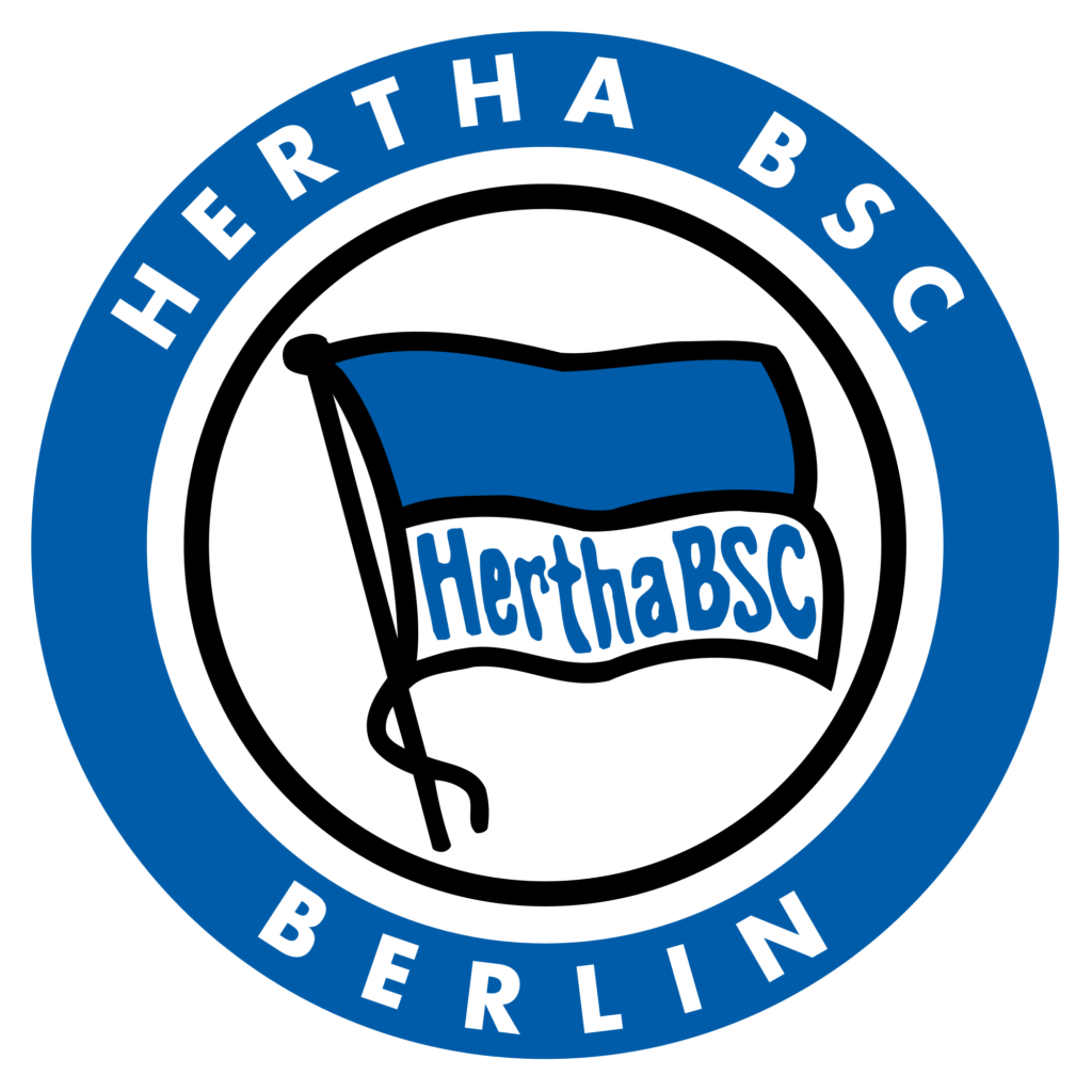 Logo des Fußballvereins Hertha BSC Berlin