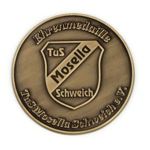 Münzen Ehrenmedaillen mit Gravur - Nonvision