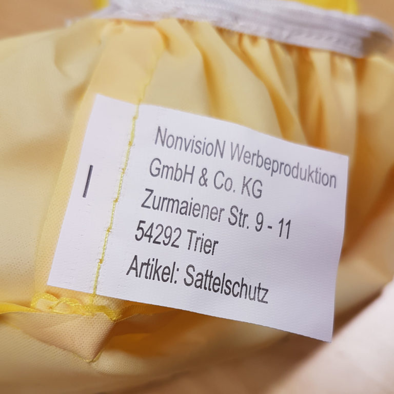 Nachhaltige Sattelschützer aus RPET | Sattelschutz.de