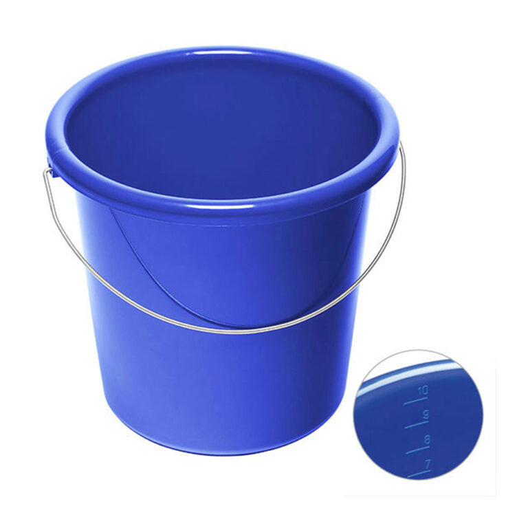 10 Liter Eimer bedrucken blau