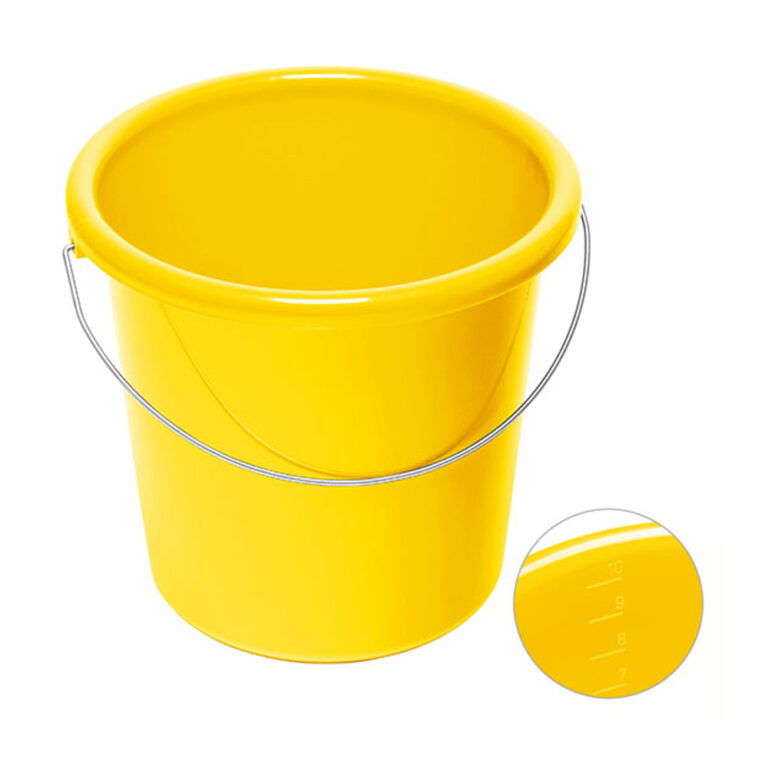 10 Liter Eimer bedrucken gelb
