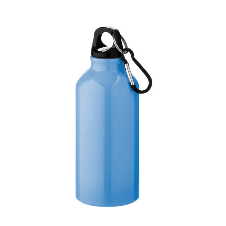 Aluminium Trinkflasche 400ml hellblau