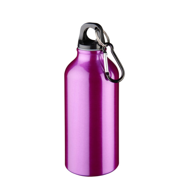 Aluminium Trinkflasche 400ml lila