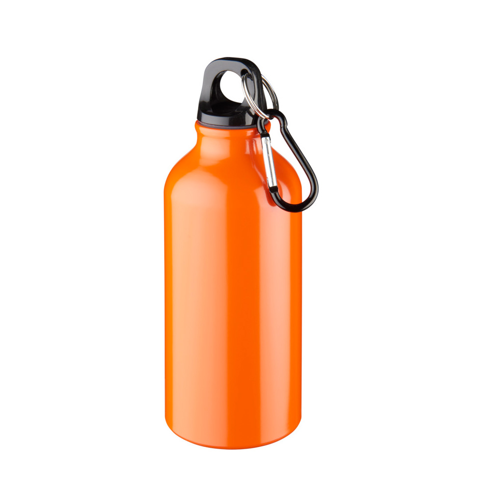 Aluminium Trinkflasche 400ml orange