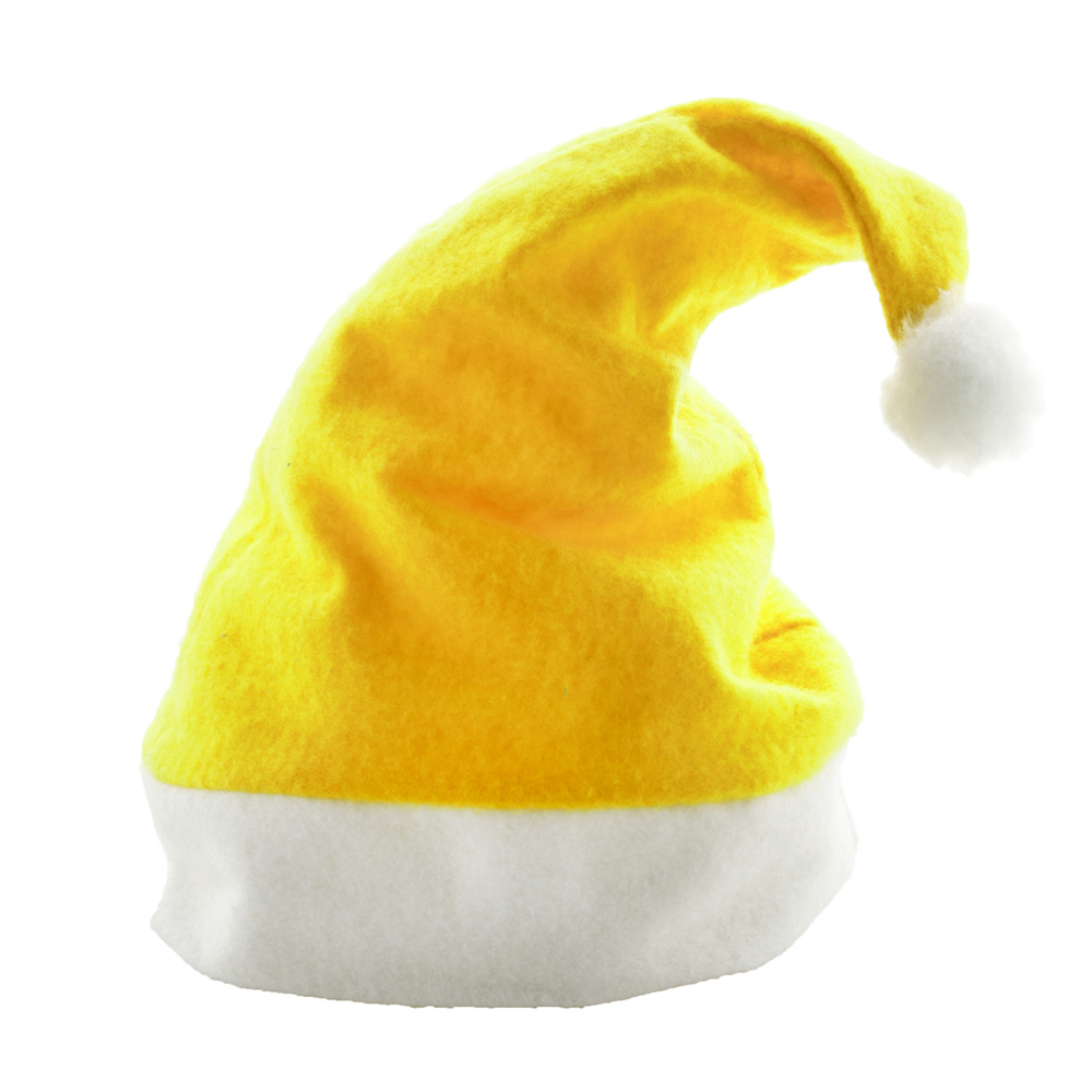 Weihnachtsmütze bedrucken lassen gelb