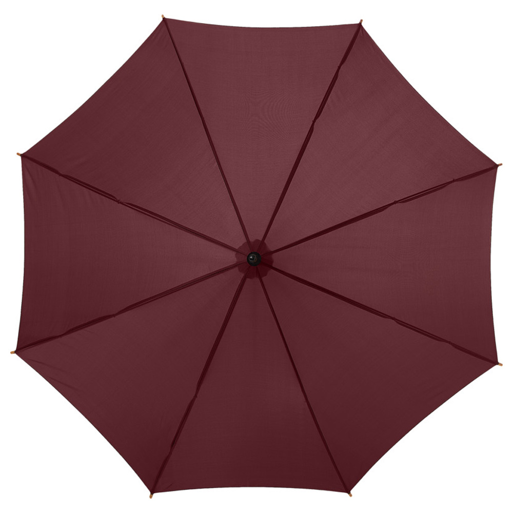 Regenschirm mit Holzgriff braun