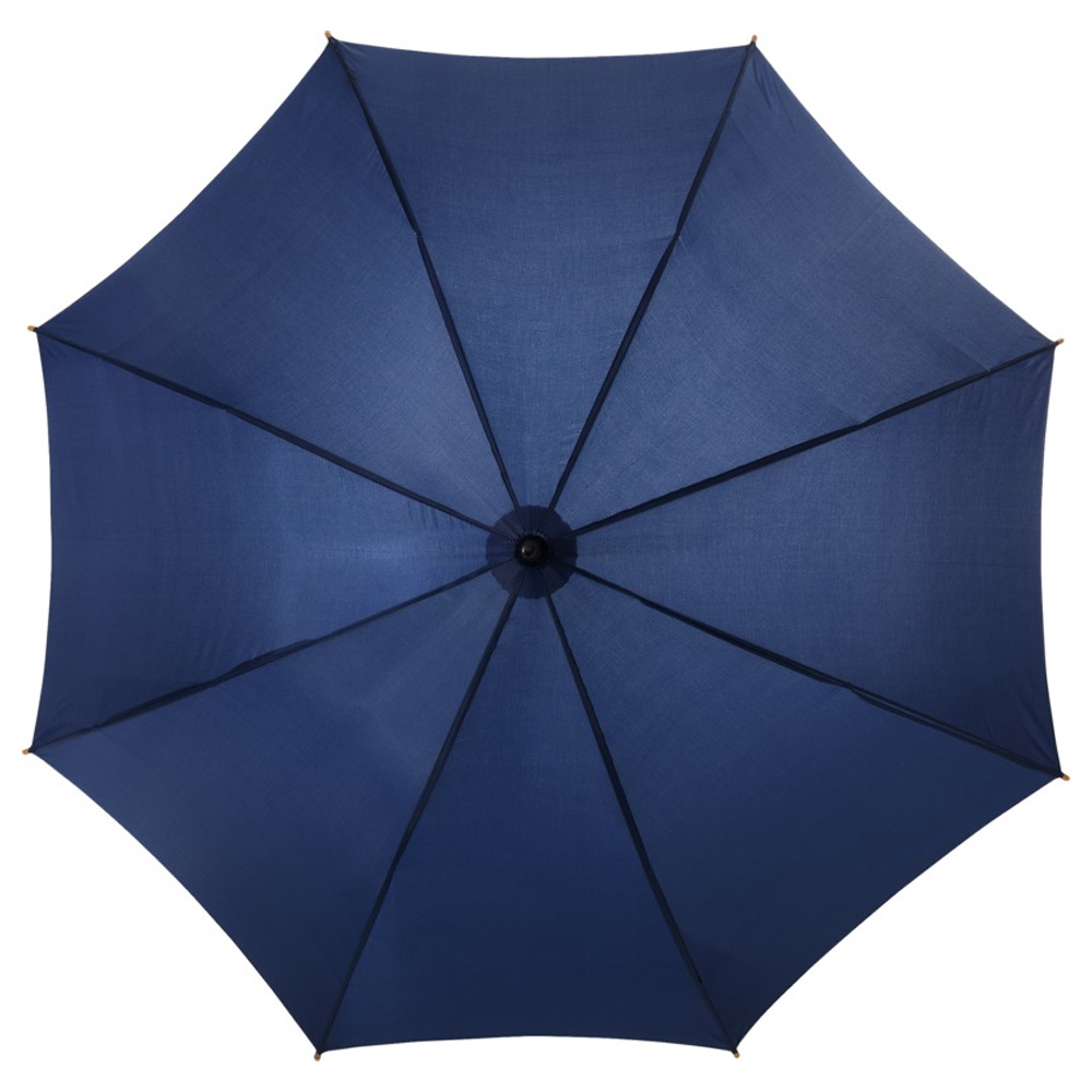 Regenschirm mit Holzgriff navy