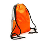 Orange Turnbeutel mit Kordelzug, modernes Design