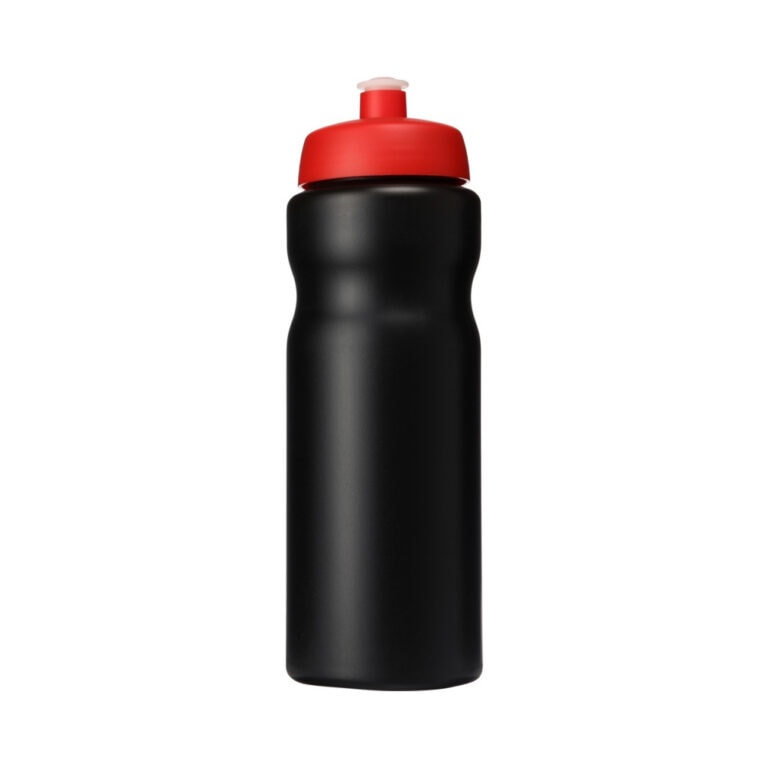 Trinkflasche Baseline 650 schwarz-rot