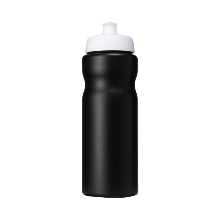 Trinkflasche Baseline 650 schwarz-weiß