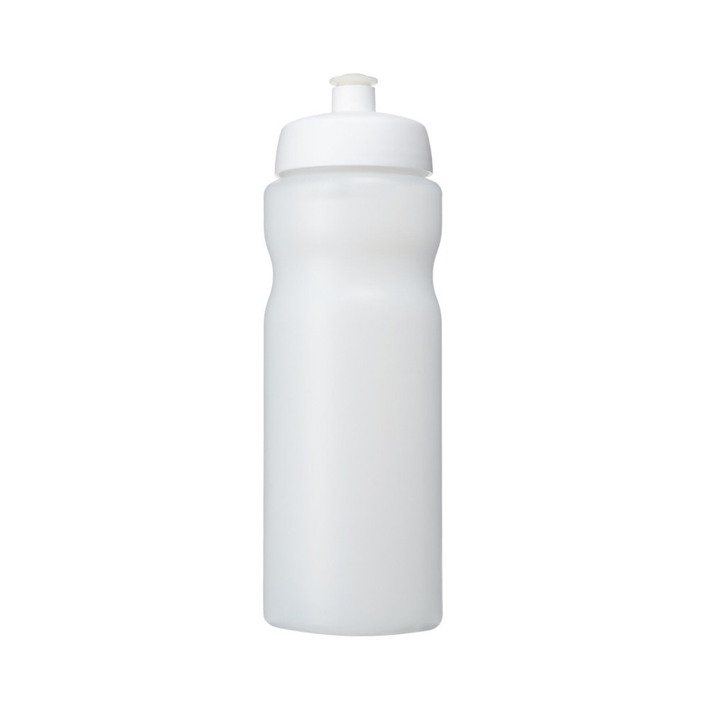 Trinkflasche Baseline 650 transparent-weiß