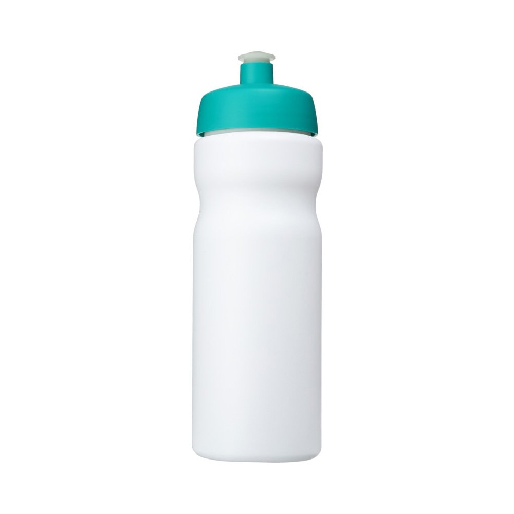 Trinkflasche Baseline 650 weiß-aqua