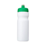 Trinkflasche Baseline 650 weiß-grün