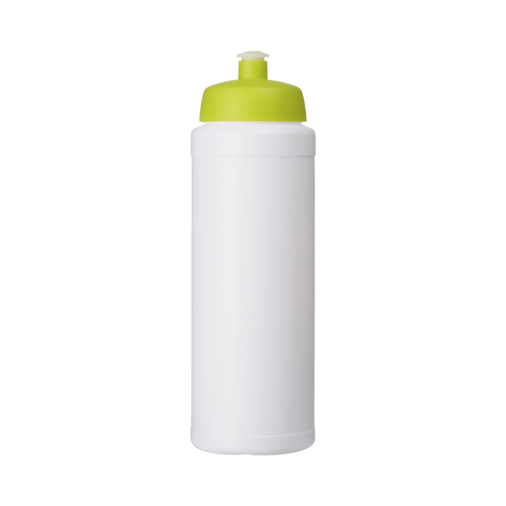 Trinkflasche Baseline 750 weiß-lime