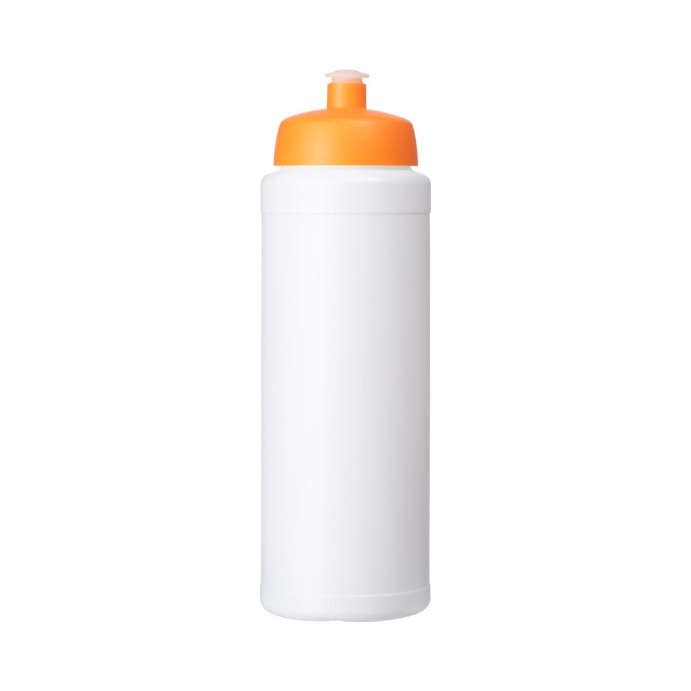 Trinkflasche Baseline 750 weiß-orange