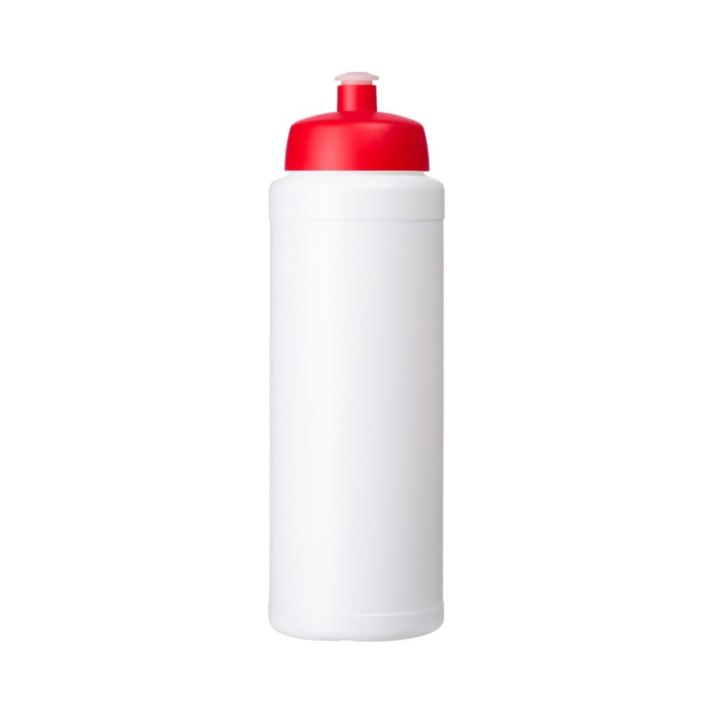 Trinkflasche Baseline 750 weiß-rot