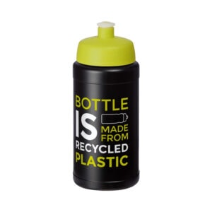 recycelte Sportflasche - lime bedrucken
