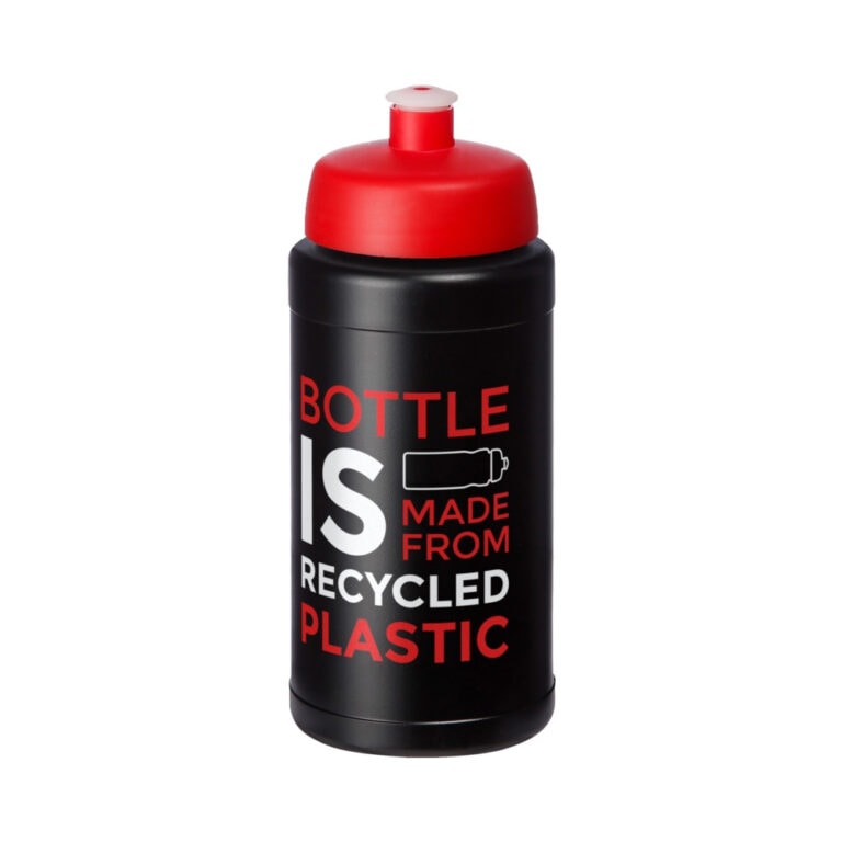 recycelte Sportflasche - rot bedrucken