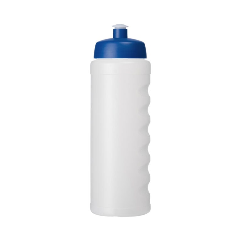 Trinkflasche Baseline Plus Grip 750 transparent-blau
