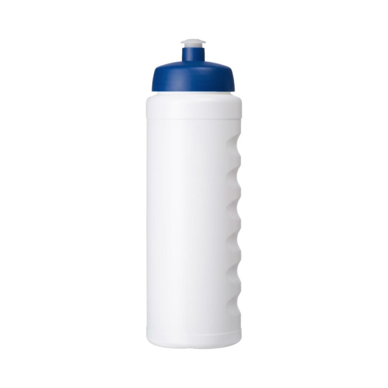 Trinkflasche Baseline Plus Grip 750 weiß-blau