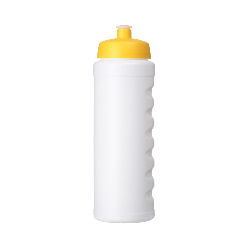 Trinkflasche Baseline Plus Grip 750 weiß-gelb