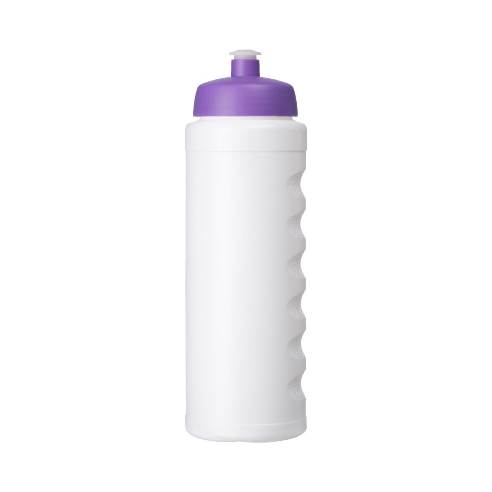Trinkflasche Baseline Plus Grip 750 weiß-lila