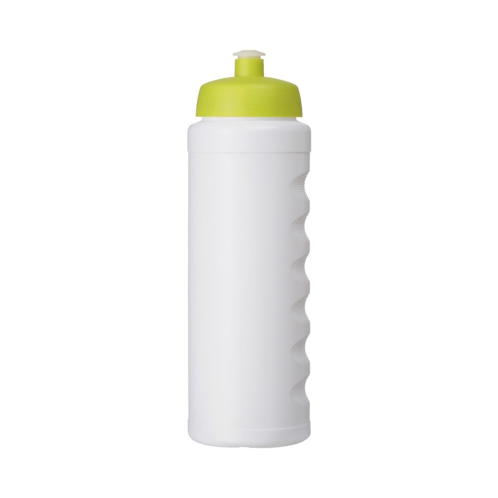 Trinkflasche Baseline Plus Grip 750 weiß-lime