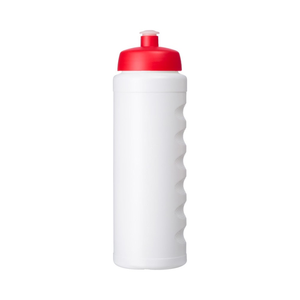 Trinkflasche Baseline Grip 750 weiß-rot