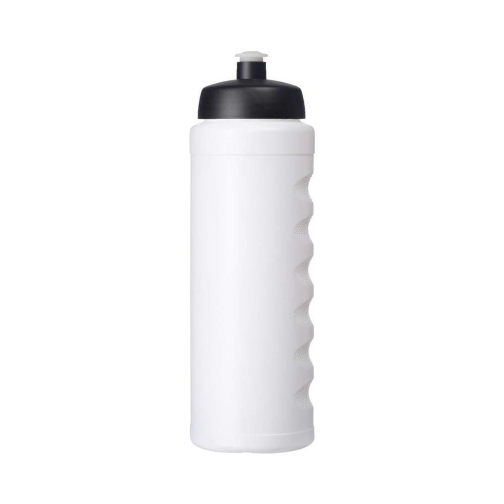 Trinkflasche Baseline Grip 750 weiß-schwarz