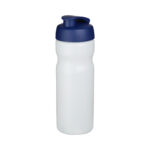 Trinkflasche Baseline 650 klappdeckel transparent-blau
