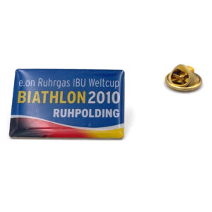 Biathlon 2010 Pin, Ruhpolding Weltcup, rechteckig, bunt